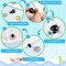 180 Pieces 10-20 mm Large Safety Eyes and Nose with Washers for Amigurumi Stuffed Animal Eyes Plastic Craft Doll Crochet Eyes for DIY of Puppet, Bear, Toy Making Supplies (Assorted Colors)